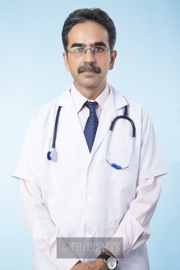 doctor standing and posing 
