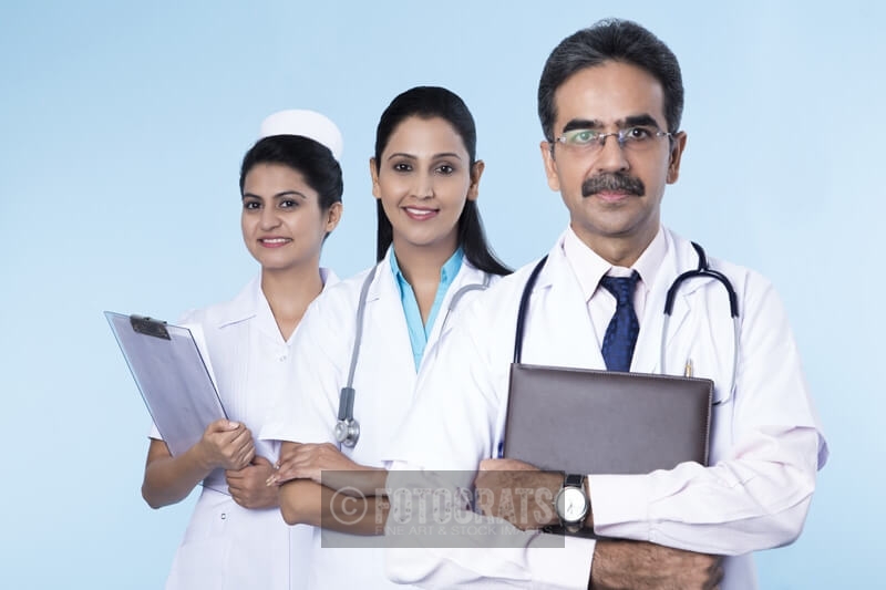 team of professional doctors 