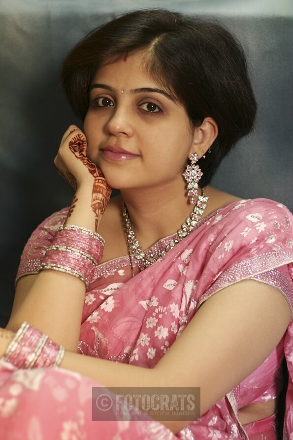 Indian married woman posing