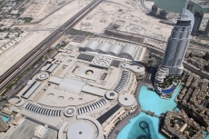 aerial view of address hotel in dubai 
